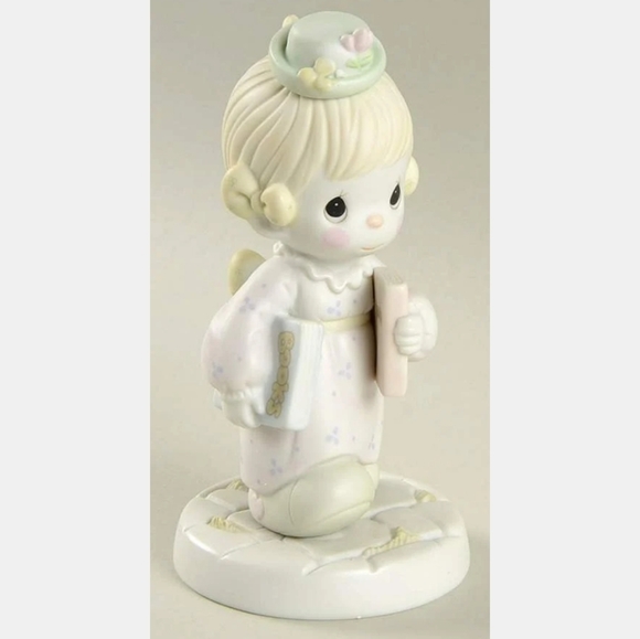 Precious Moments "Happy Days are Here Again" Student with books - Picture 4 of 5